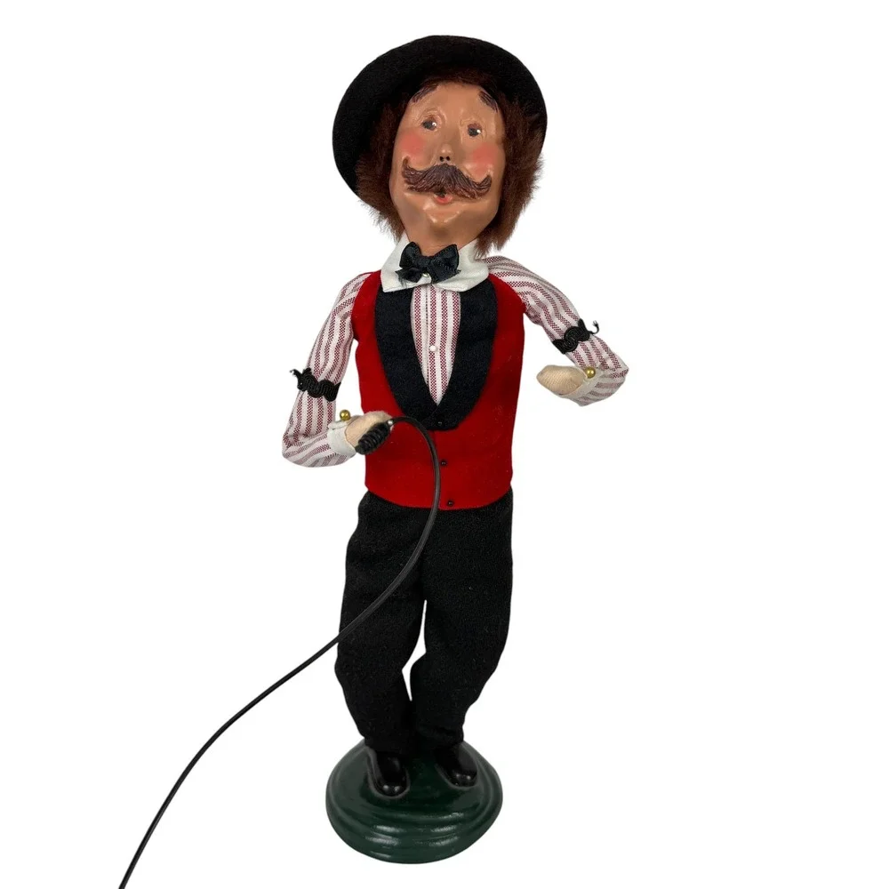 Byers Choice The Carolers Photographer Figurine 1998 Vintage Camera Tripod 14